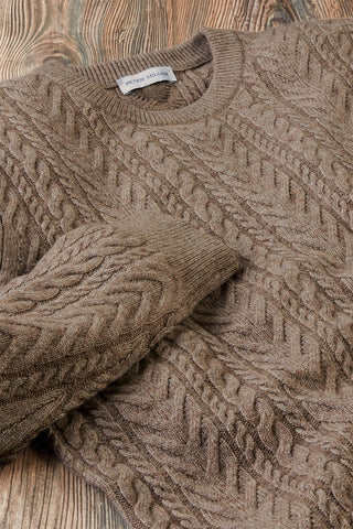 Peter Millar Crescent Cable Sweater