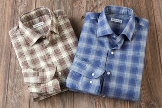 Peter Millar Long Sleeve Cannon Performance Plaid Flannel Shirt