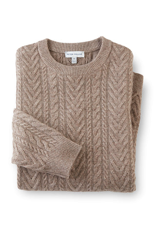 Peter Millar Crescent Cable Sweater