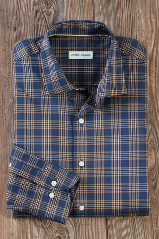 Peter Millar Long Sleeve Plaid Shirt