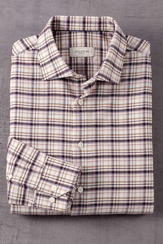 Bugatchi Long Sleeve Plaid Shirt