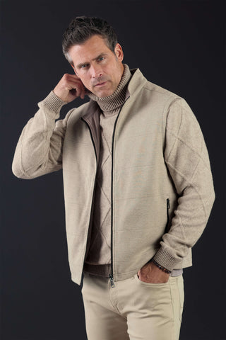 Bugatchi Stand Up Collar Reversible Knit Vest