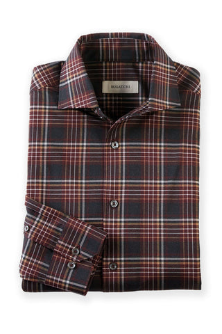 Bugatchi Long Sleeve Plaid Shirt