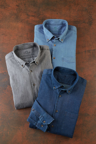 Robert Graham Long Sleeve Hudson Jacquard Solid Shirt