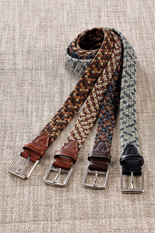 Martin Dingman Foliage Newport Woven Belt