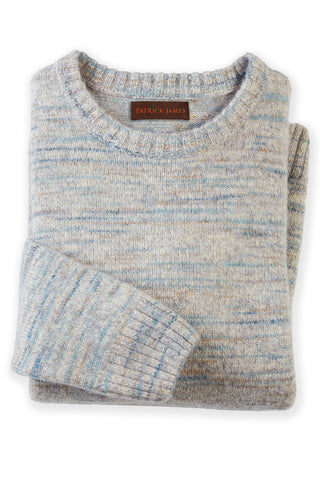 Patrick James Lucadia Marled Crew Sweater