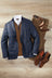 Dark Blue/Brown