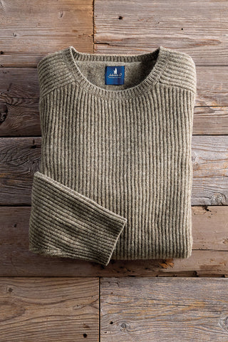Johnnie-O Merino Yak Rib Crew Sweater