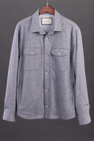 Bugatchi Button Front 2 Pocket Shirt Jacket