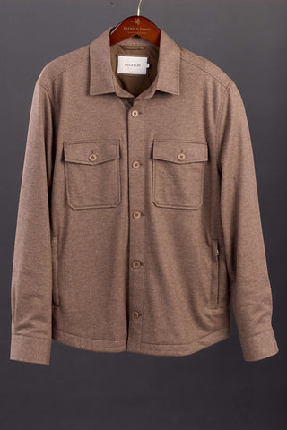 Bugatchi Button Front 2 Pocket Shirt Jacket
