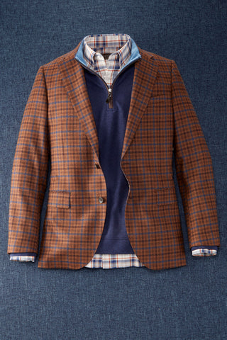 Patrick James Check 2 Button Sport Coat