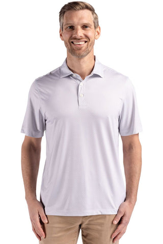Cutter & Buck Short Sleeve Pike Diamond Dot Print Polo