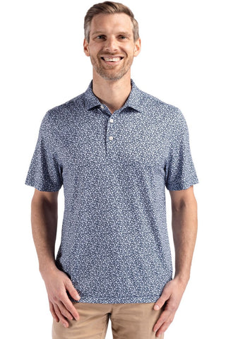 Cutter & Buck Short Sleeve Pike Flora Print Polo