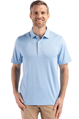 Cutter & Buck Short Sleeve Forge Fine Line Stripe Polo