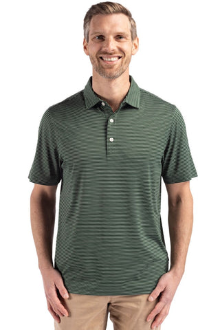Cutter & Buck Short Sleeve Forge Fine Line Stripe Polo