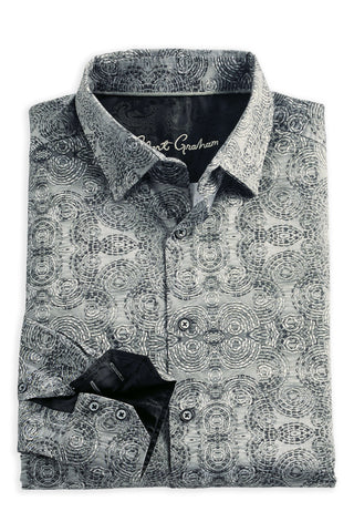 Robert Graham Long Sleeve Eastlake Stitched Print Shirt