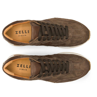Roxi Suede & Calfskin Sneaker