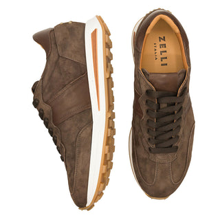 Roxi Suede & Calfskin Sneaker