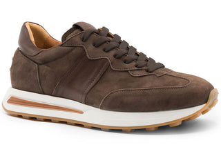 Roxi Suede & Calfskin Sneaker