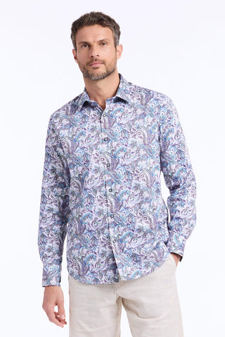 Robert Graham Long Sleeve Buckingham Woven Shirt