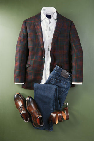Patrick James Holiday Plaid Sportcoat