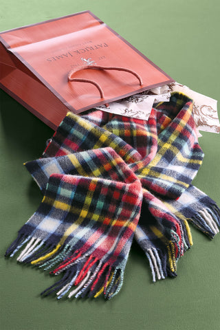 Reserve Plaid Cashmere Scarf