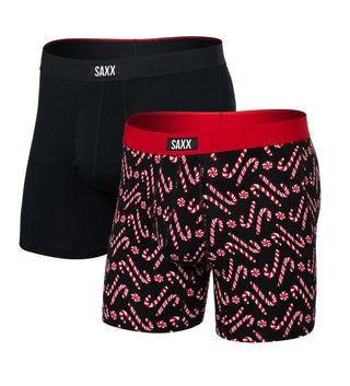 SAXX Mint Condition Candy Cane 2-Pack Vibe Boxer