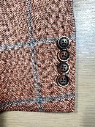 Patrick James Windowpane Sport Coat - sleeve buttons - Patrick James