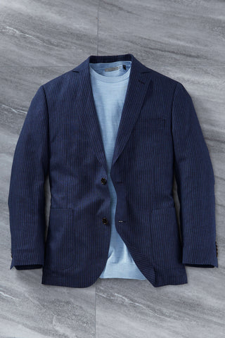 Patrick James 2 Button Stripe Sport Coat