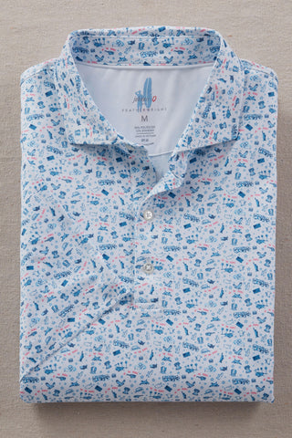 Johnny-O Short Sleeve Merica Performance Polo