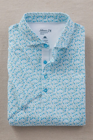 Johnny-O Short Sleeve Cocktail Times Performance Polo