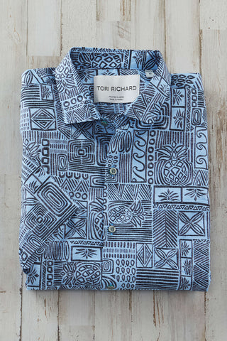 Tori Richard Short Sleeve Hospitality Lawn Camp Shirt