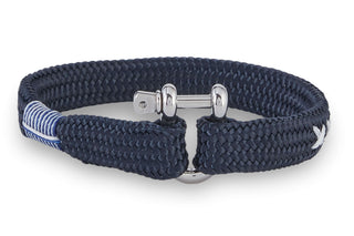 Pig and Hen Sharp Simon XXX Silver Rope Bracelet