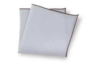 Dion Solid Linen Pocket Square