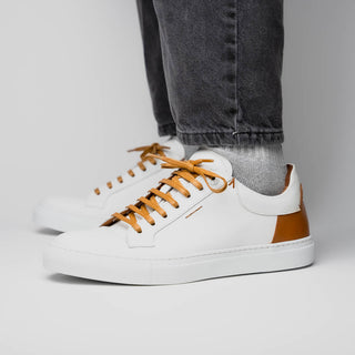 Diaz Rubberized Calfskin Sneaker