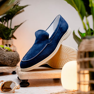 LIVORNO Sueded Italian Goatskin Loafer