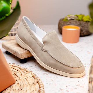 LIVORNO Sueded Italian Goatskin Loafer