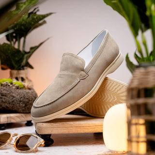 LIVORNO Sueded Italian Goatskin Loafer
