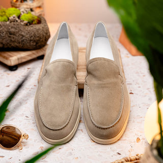 LIVORNO Sueded Italian Goatskin Loafer