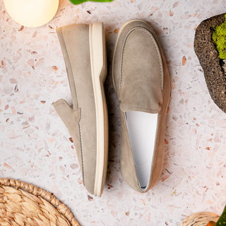 LIVORNO Sueded Italian Goatskin Loafer