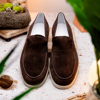LIVORNO Sueded Italian Goatskin Loafer