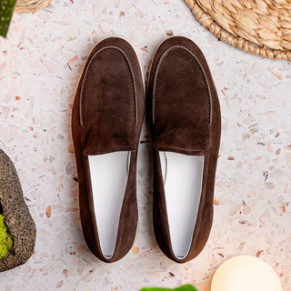 LIVORNO Sueded Italian Goatskin Loafer