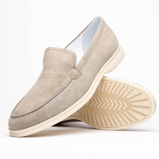 LIVORNO Sueded Italian Goatskin Loafer
