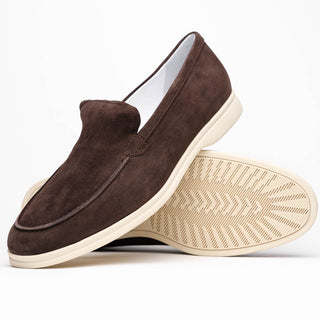 LIVORNO Sueded Italian Goatskin Loafer