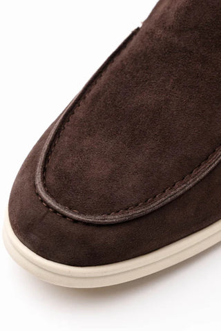 Zelli Livorno Italian Sueded Goatskin Loafer