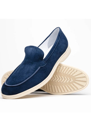 Zelli Livorno Italian Sueded Goatskin Loafer