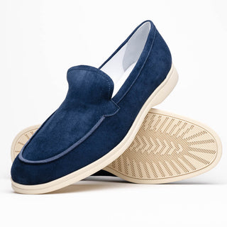 LIVORNO Sueded Italian Goatskin Loafer
