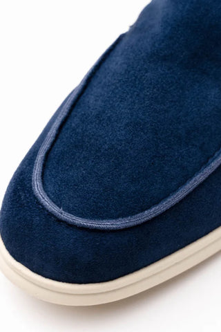 Zelli Livorno Italian Sueded Goatskin Loafer