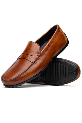 Zelli Monza Italian Hand Finish Calfskin Driving Loafer