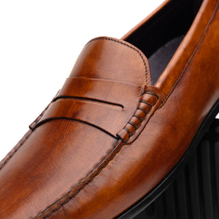 MONZA Hand Burnished Italian Calfskin Driving Loafers